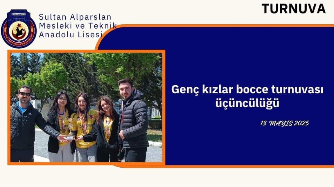 Sultanbeyli okul sporları genç kızlar bocce turnuvası üçüncüsü olduk.